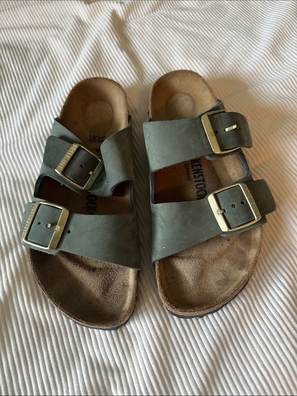 Birkenstock Arizona Double Strap Sandals - Olive